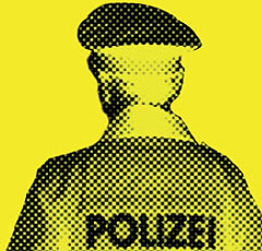 Supersheriff ist out. Gesucht: Der Polizist als Mediator. Illustration: Eva Vasari